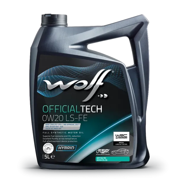 WOLF OFFICIALTECH 0W20 LS-FE