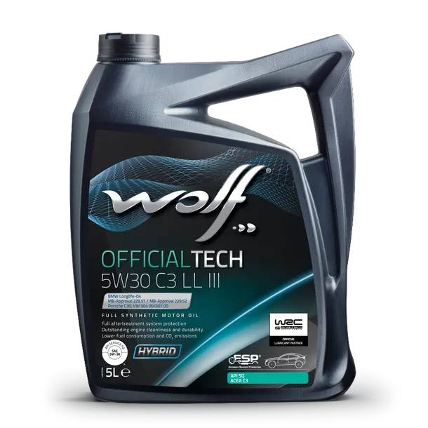 WOLF OFFICIALTECH 5W-30 C3 LL III